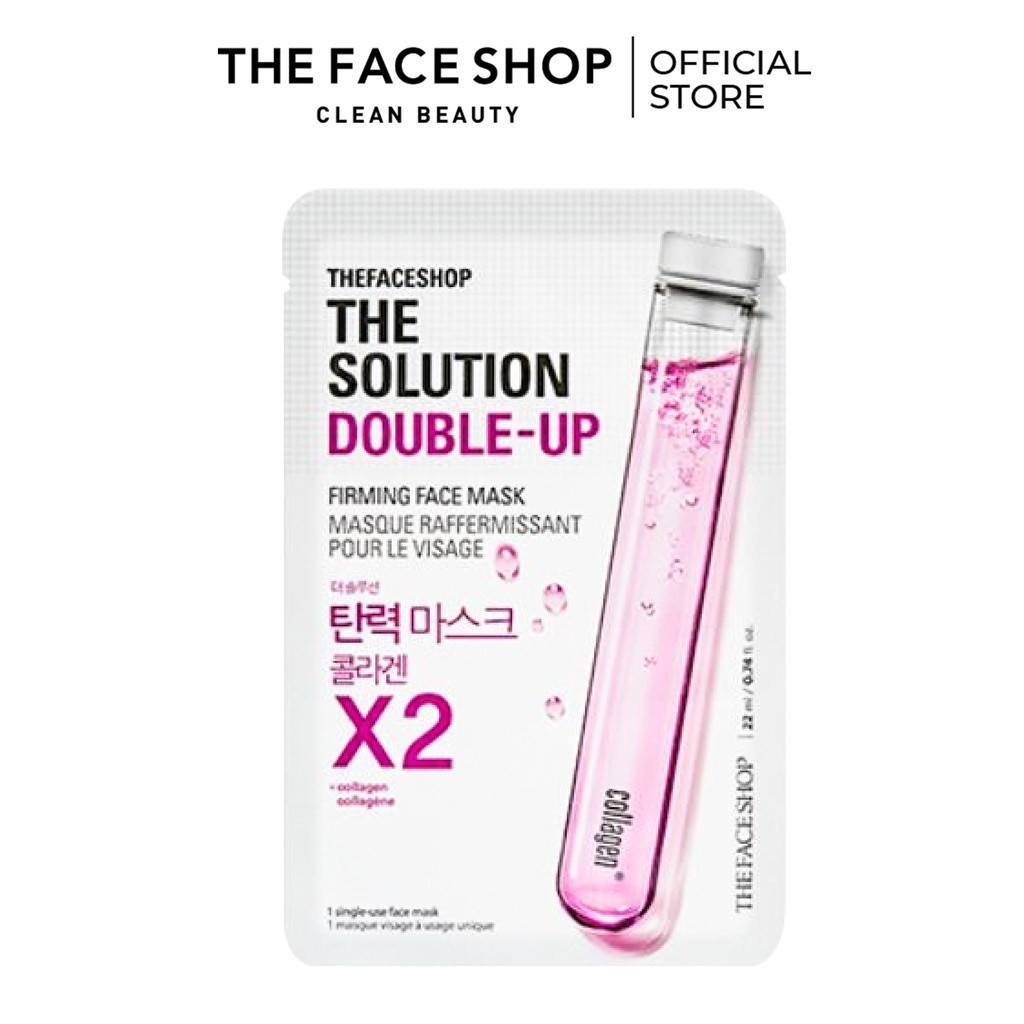 Combo 10 Mặt Nạ THE FACE SHOP The Solution 22Ml(Firming,Brightening,Nourishing,Pore Care)