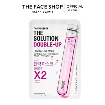 Mặt Nạ Dưỡng Da Săn Chắc The FaceShop The Solution Double-Up Firming Face Mask 20Ml