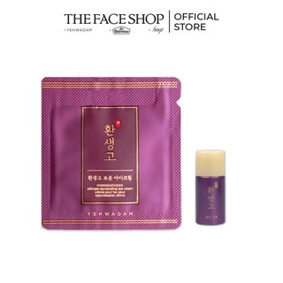 Combo kem dưỡng mắt+mẫu thử sữa dưỡng Thefaceshop Yehwadam Hwansaenggo Ultimate 6.2Ml