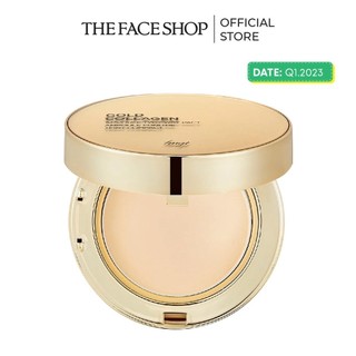 Lõi Phấn Nền Che Khuyết Điểm Thefaceshop Gold Collagen Ampoule Two-Way Pact Spf30 Pa+++ (Refill)