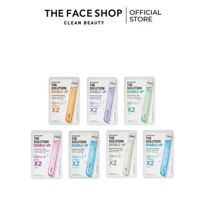 Mặt Nạ Cấp Ẩm Làm Dịu Da Thefaceshop The Solution Double-Up Face Mask 20ml