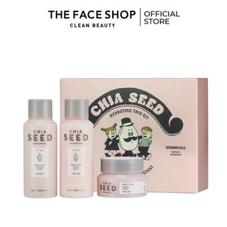 [Hàng tặng]Bộ Sản Phẩm Dưỡng Ẩm THEFACESHOP CHIA SEED HYDRATING TRIO KIT 3pcs