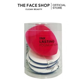 [Hàng tặng] Bông Trang Điểm TheFaceShop Ink Lasting Tools Puff (4 Pcs)