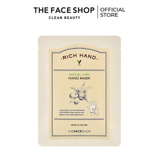 Mặt Nạ Chăm Sóc Tay TheFaceShop Rich Hand V Special Carehand Mask 16ml