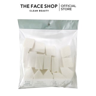 Gói 20 Miếng Bông Mút Trang Điểm TheFaceShop 20-Piece Makeup Sponge Pack 1pcs