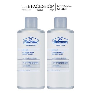 Combo Nước Tẩy Trang THEFACESHOP DR.BELMEUR AMINO CLEAR CLEANSING WATER 295x2Ml