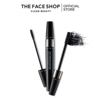 Mascara Trang Điểm TheFaceShop 2In1 Mascara Volume 01 Black 8.5g