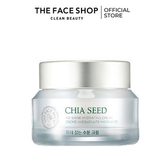 Kem Dưỡng Ẩm Kiểm Soát Nhờn TheFaceShop CHIA SEED NO SHINE HYDRATING CREAM 50ml