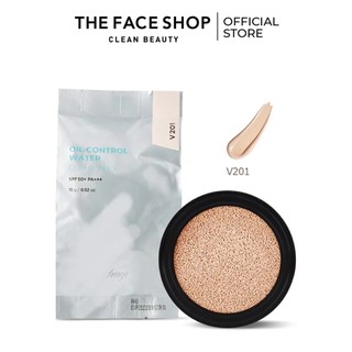 Phấn Nước Trang Điểm (Lõi) TheFaceShop Oil Control Water Cushion Ex SPF50+ Pa+++(Refill)15g