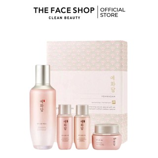 Bộ 4 Sản Phẩm Tinh Chất Sáng Mịn Da TheFaceShop Yehwadam Revitalizing Serum Special Gift Set (4pcs)