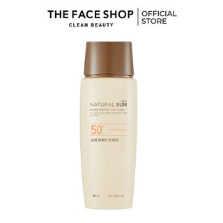 Sữa Chống Nắng TheFaceShop Natural Sun Eco Super Perfect Sun Fluid 50+Pa+++ 80ML