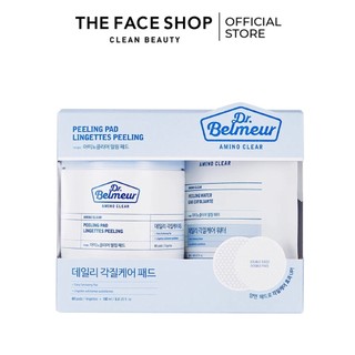 Sản Phẩm Làm Sạch Da TheFaceShop Dr.Belmeur Amino Clear Peeling Pad 60 miếng +180ml