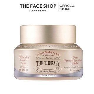 Kem Dưỡng Ngăn Ngừa Lão Hóa TheFaceShop The Therapy Oil Blending Cream 50ml