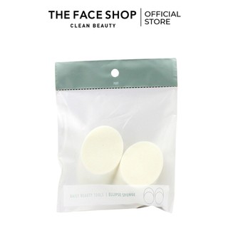 Mút Trang Điểm TheFaceShop Daily Beauty Tools Ellipse Puff 2Pcs