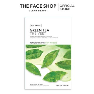 Mặt Nạ Giấy Thanh Lọc Da TheFaceShop Real Nature Green Tea Face Mask 20g