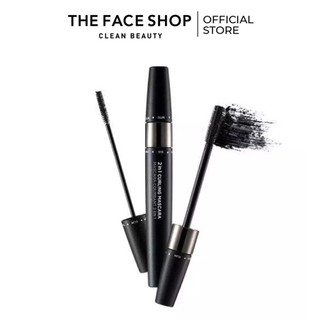 Mascara thefaceshop 2 in 1 curling mascara 01 black 8.5g