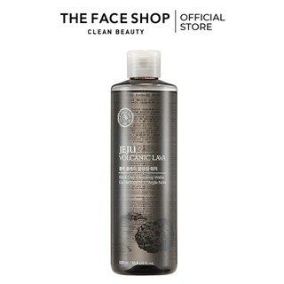 Nước Tẩy Trang TheFaceShop Jeju Volcanic Lava Black Clay Cleansing Water 320Ml