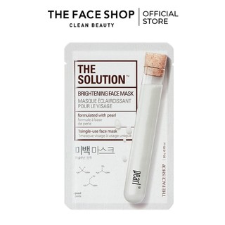 Mặt Nạ Cung Cấp Ẩm TheFaceShop The Solution Brightening Face Mask 20g