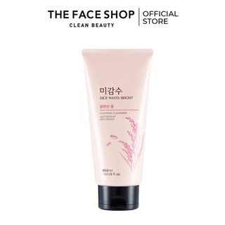 Sửa Rửa Mặt Làm Sáng Da TheFaceShop Rice Water Bright Foaming Cleanser 150Ml
