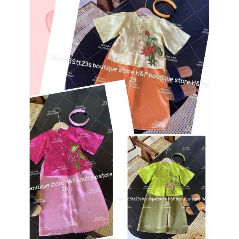 8 đến 30kg.set baba cho bé.áo dài cách tân cho bé gái.