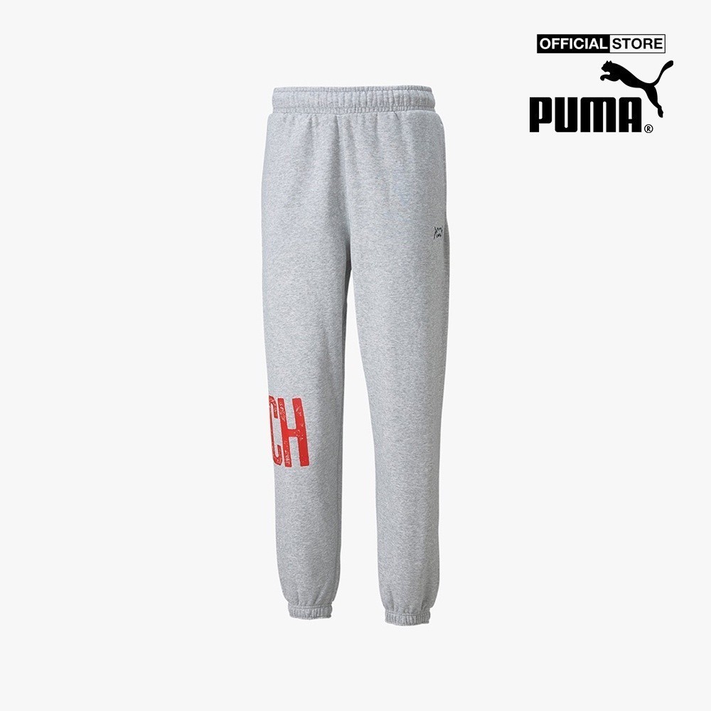 PUMA - Quần jogger nam lưng thun Playbook Basketball 534189-01