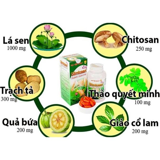 SLIMTOSEN GIẢM CÂN L 100V trà hỗ trợ giảm cân, giảm mỡ, giảm béo hiệu quả