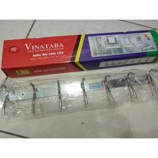 Mắc quần áo treo tường 5-7 móc bằng inox 304 cao cấp 0328731994