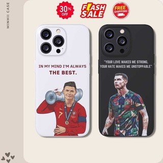 Ốp lưng iphone tpu bảo vệ điện thoại bóng đá ronaldo quotes hay 6/6splus/7/7plus/8/8plus/x/15/11/12/13/14/pro/plus/prom