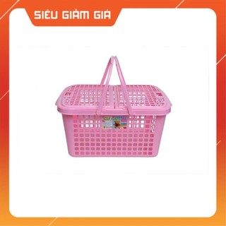 Giỏ nhựa/Làn nhựa đựng đồ đi sinh cho mẹ và bé 3 size Nhỏ/Lớn/Đại