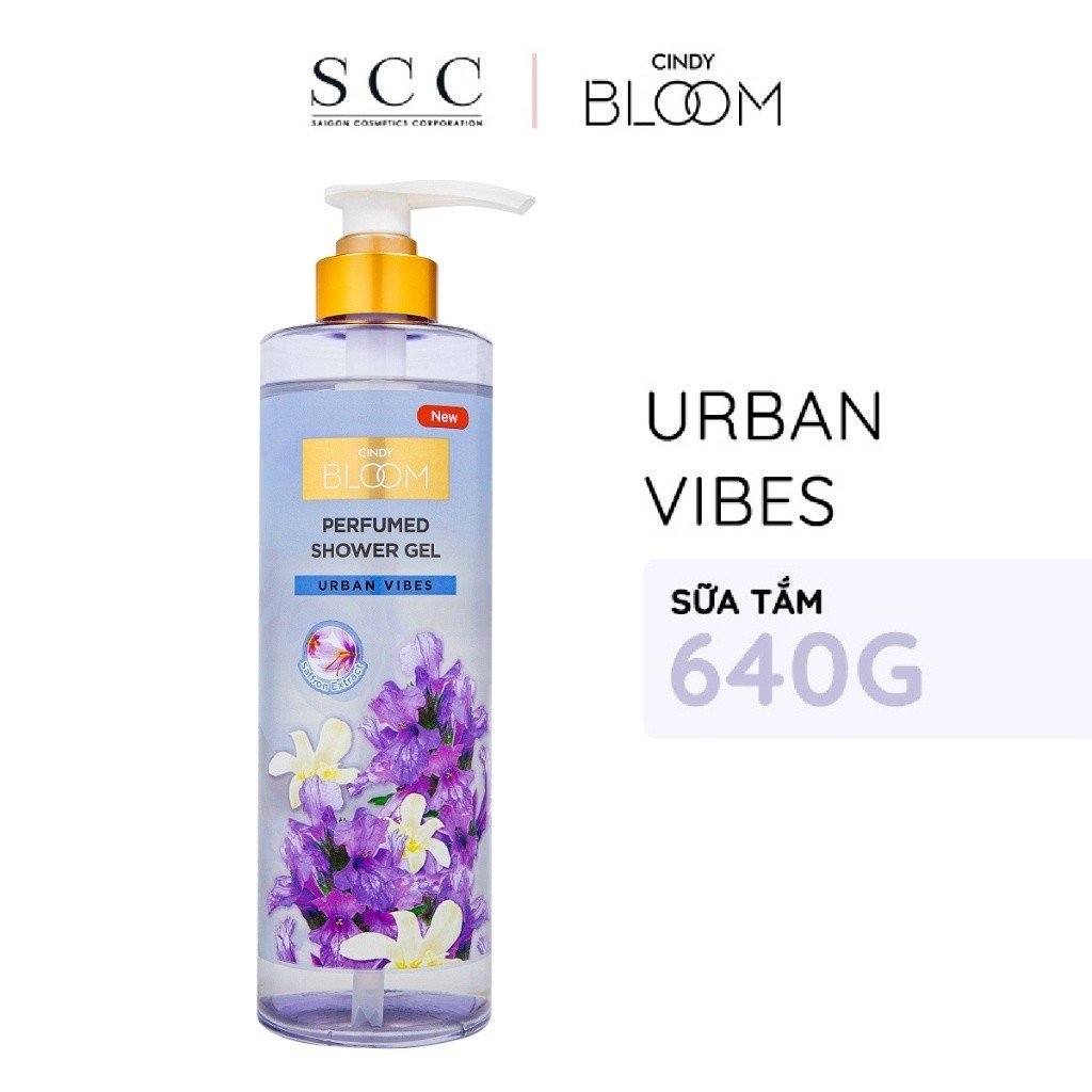 Sữa tắm Cindy Bloom Urban Vibes hương tự tin cuốn hút 640g