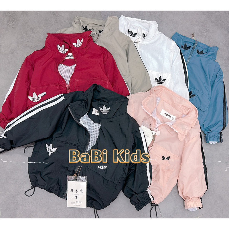 Áo gió 2 lớp Adidas 4 màu size từ 10kg siêu đẹp mùa thu đông
