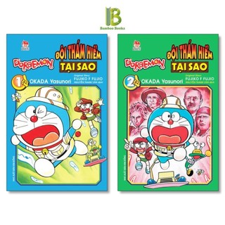 Truyện - doraemon - đội thám hiểm tại sao - chọn lẻ 2 tập - fujiko fujio - kim đồng