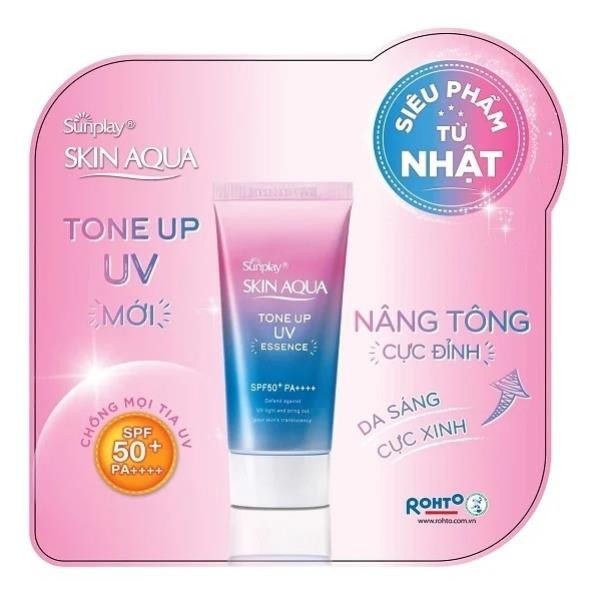 Kem chống nắng Skin Aqua Nhật Bản lên tone trắng sáng Tone up UV SPF 50+ PA++++ 80gr❤ n