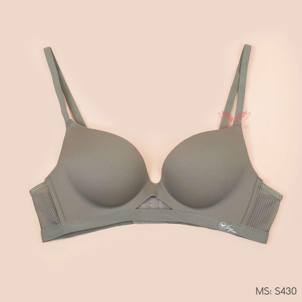 Áo lót su không gọng nâng ngực mút vừa VINGO thiết kế không viền thoải mái S430 VNGO