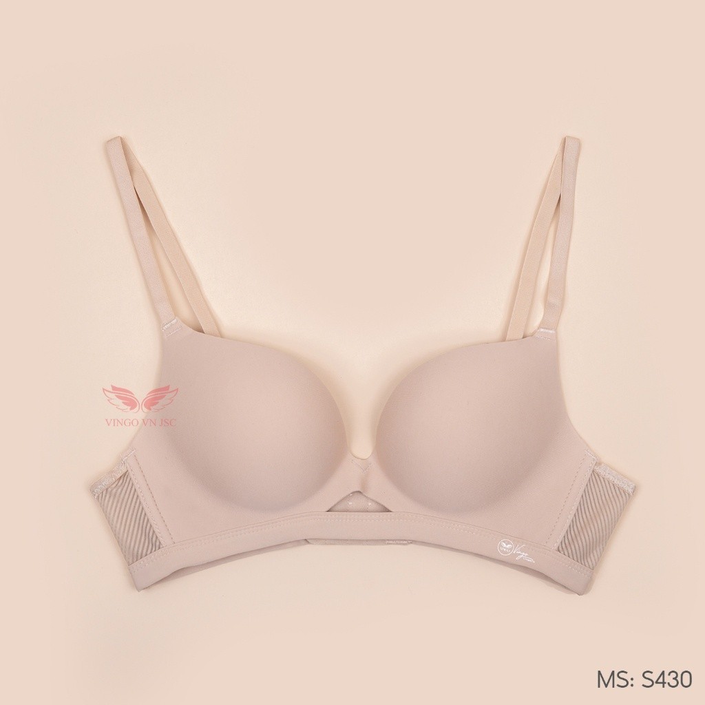 Áo lót su không gọng nâng ngực mút vừa VINGO thiết kế không viền thoải mái S430 VNGO