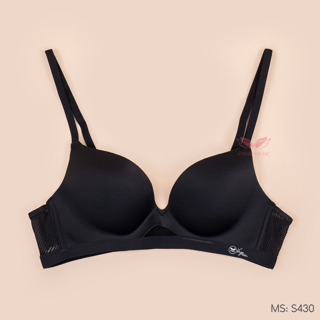 Áo lót su không gọng nâng ngực mút vừa VINGO thiết kế không viền thoải mái S430 VNGO