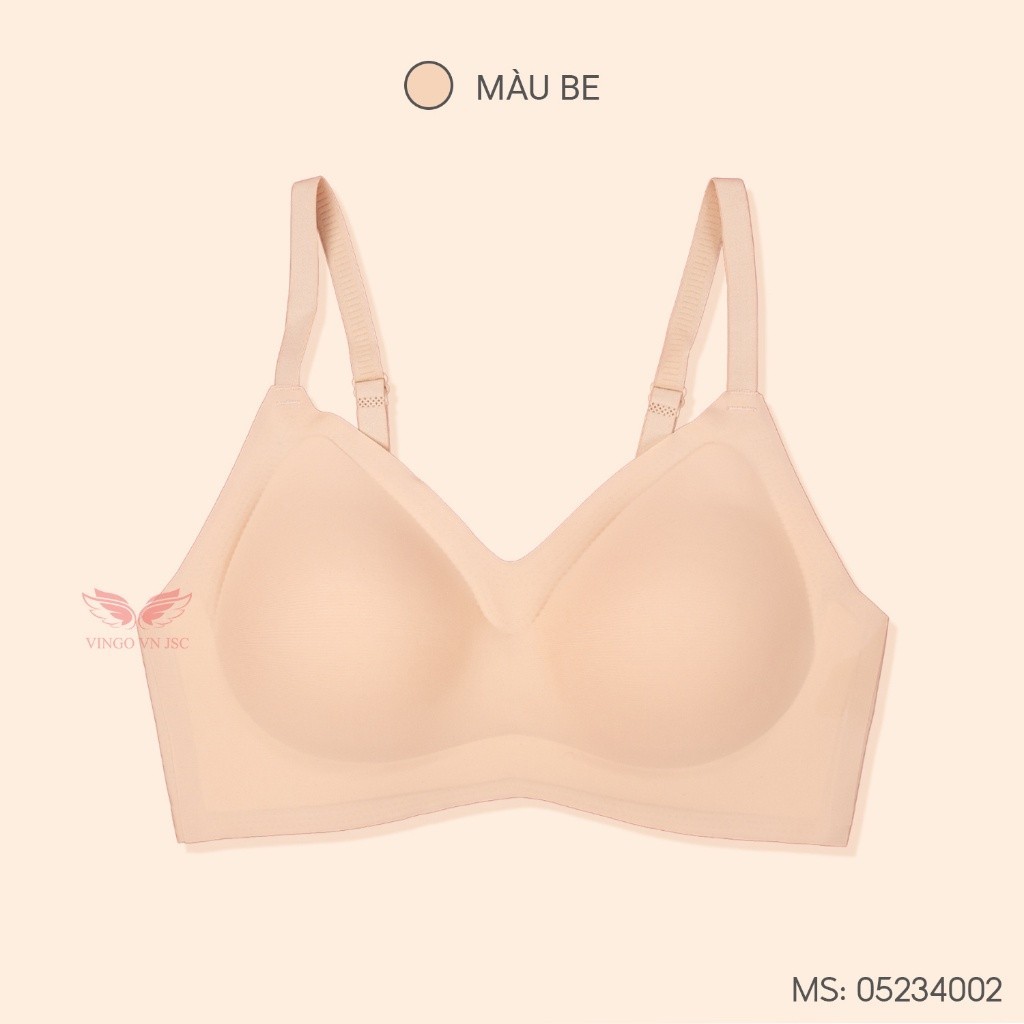 Áo Lót Không Gọng Đệm Mỏng Su Không Viền Mát Lạnh VINGO S216 - 4002 VNGO