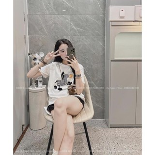 ÁO PULL CỘC TAY NGỰA VẰN NỮ GIÁ TỐT