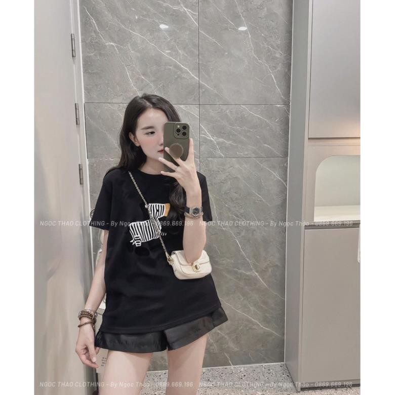 ÁO PULL CỘC TAY NGỰA VẰN NỮ GIÁ TỐT