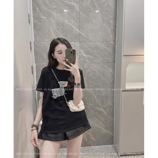 ÁO PULL CỘC TAY NGỰA VẰN NỮ GIÁ TỐT