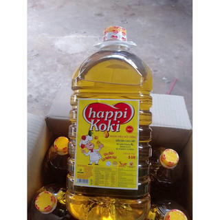 (Hỏa tốc) Dầu ăn Happy KOKI 5 lít