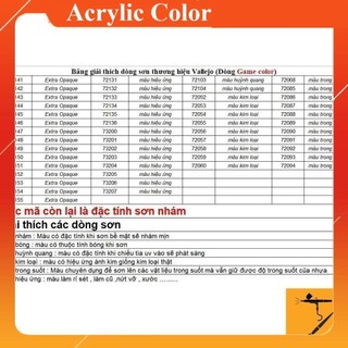 72052 - 72096 Sơn game color 02 vallejo