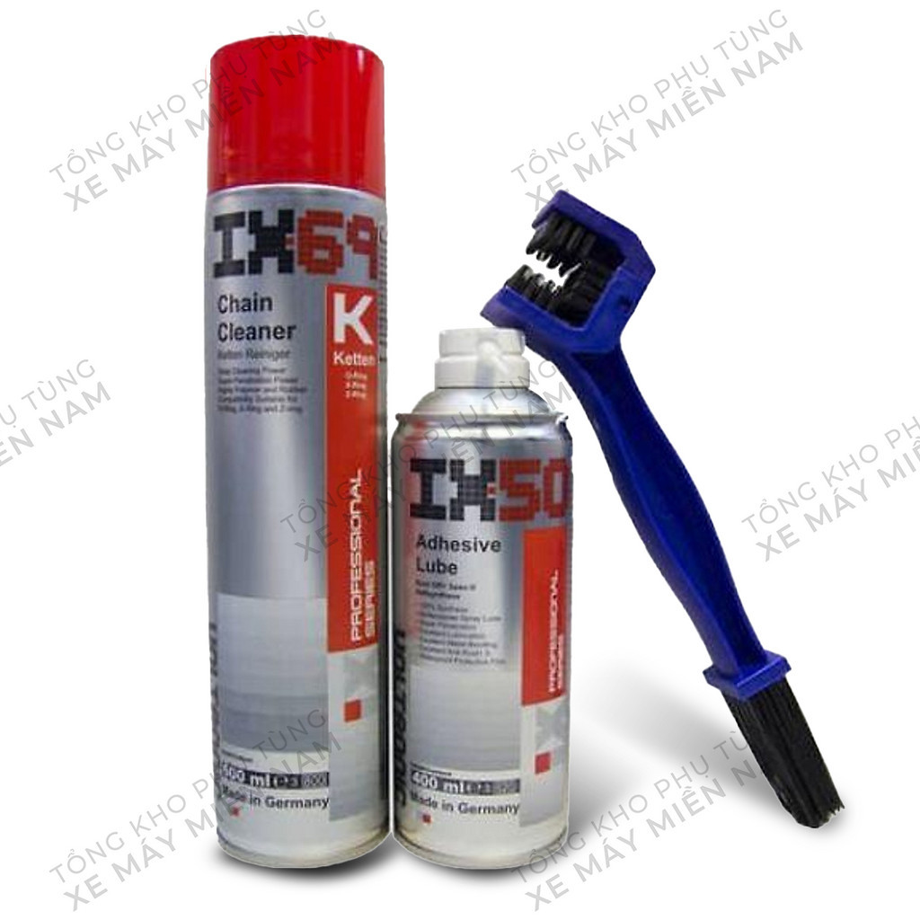 Combo vệ sinh sên IX69, dưỡng sên Voltronic IX50 MẪU CŨ hàng  tặng bàn chải chà sên