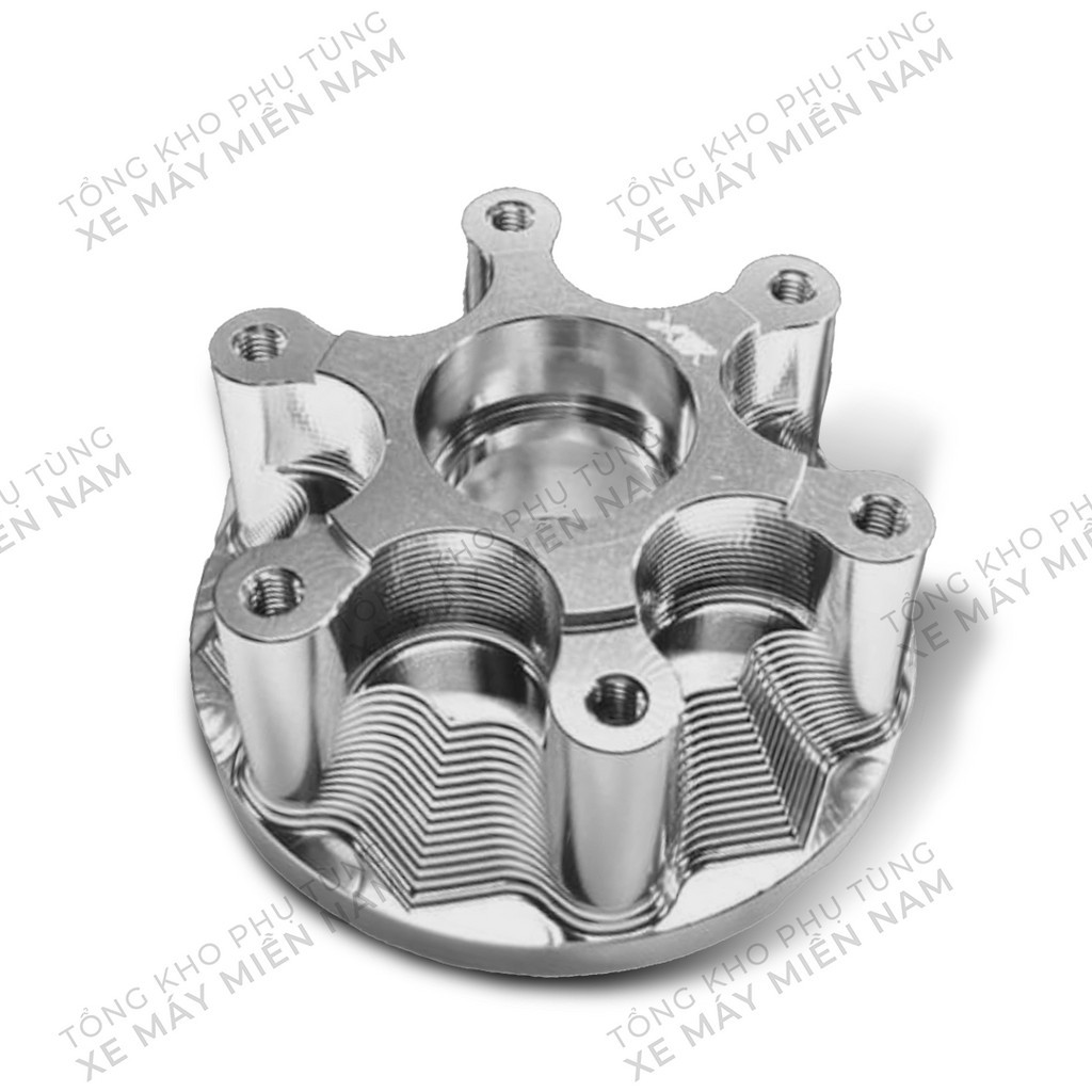 Cùi đĩa CNC X1R màu bạc 6 lỗ lắp cho Ex 150-155 hàng []