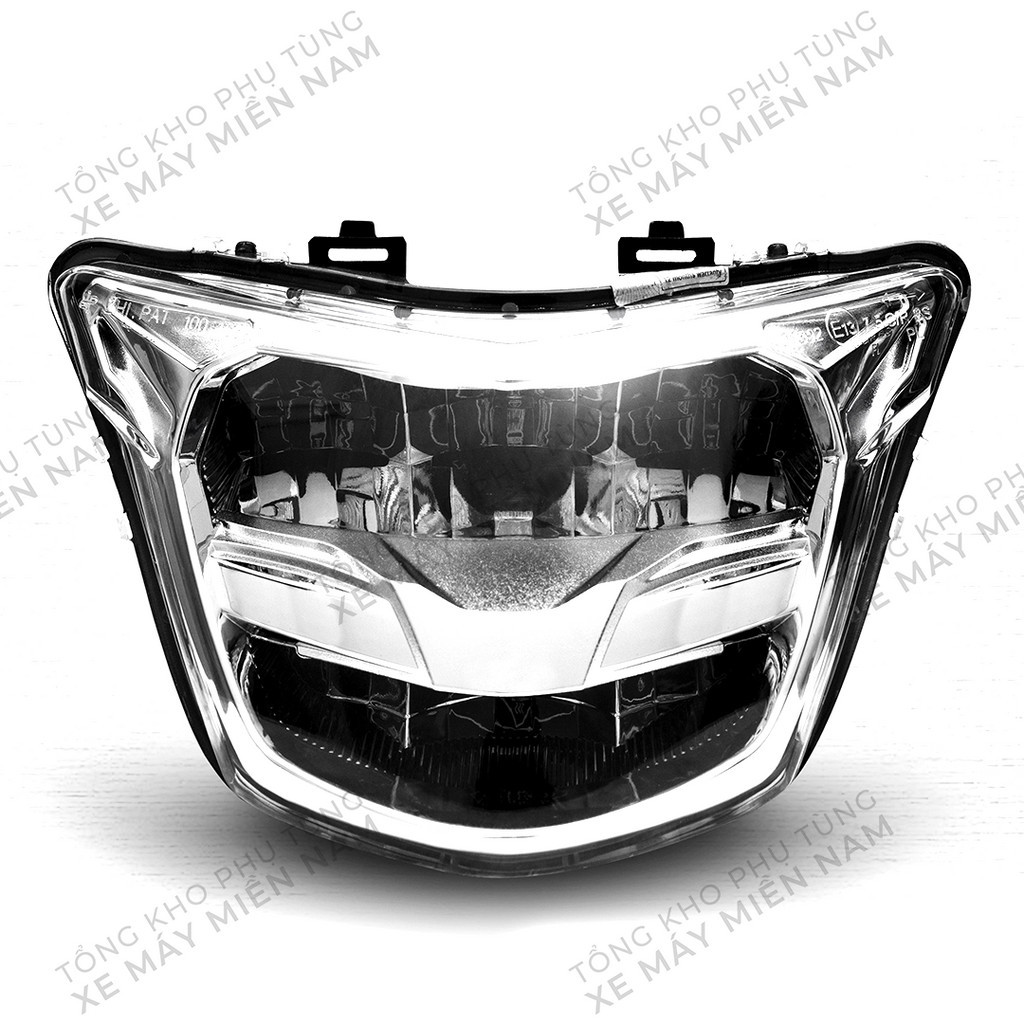 Đèn pha led 2 tầng Exciter 150 phiên bản mới Sporty 2019 hàng Zhipat màu đen[]