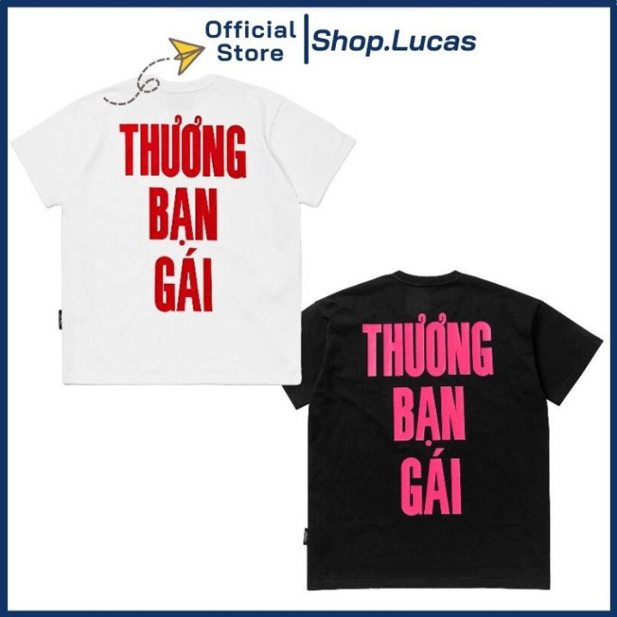 Áo Thun In Chữ Thương cô gái / Trai Local Brand Unisex giới tính Cotton Shop.Lucas