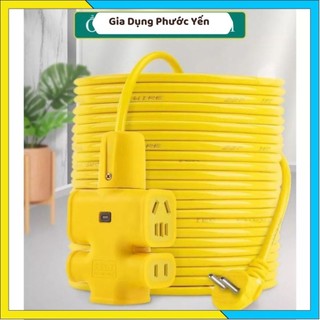 Cuộn dây điện kèm ổ cắm, phích cắm đúc chịu lực cao đa năng tiện lợi dài 20m