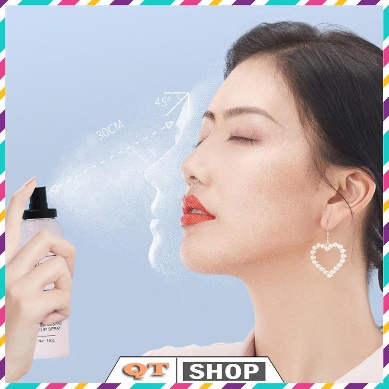 Xịt khoá nền trang điểm ánh nhũ Lameila Star Quicksand Makeup Spray 3018