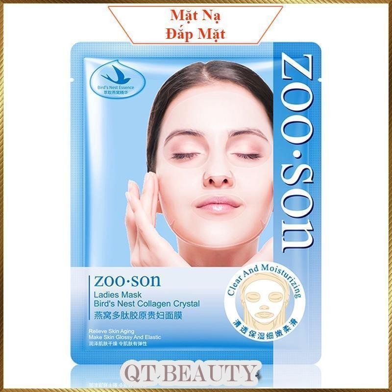 Mặt nạ thạch Collagen Tổ Yến Zoo Son Ladies Mask cấp ẩm dưỡng ẩm trẻ hoá làn da ZSM3