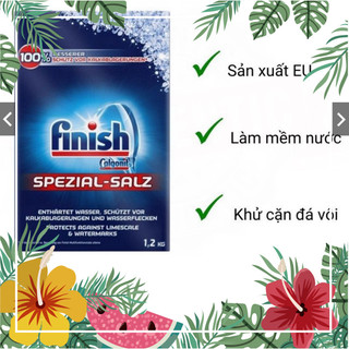 Sỉ muối rửa bát finish 1.2kg - muối rửa chén dishwasher salt - mifan phân phối chính hãng